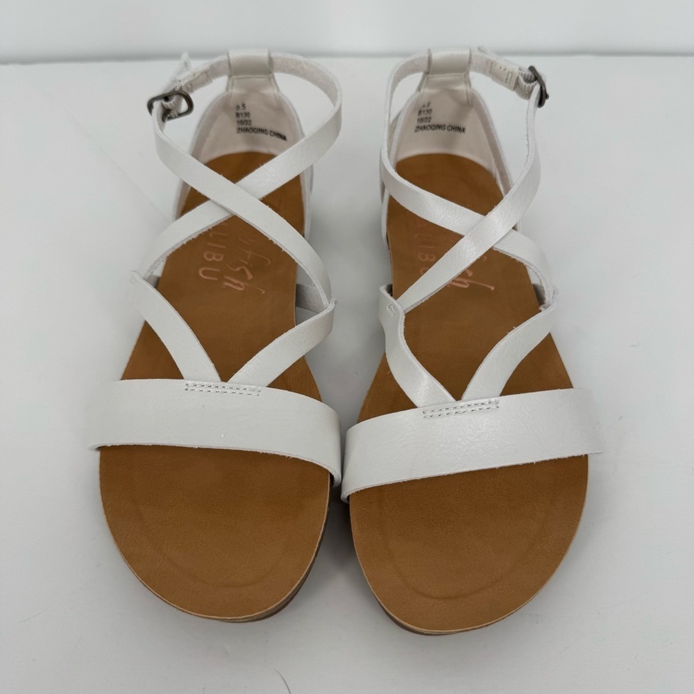 Blowfish Malibu Girls’ Gorgeous-K Sandals Pearl White 3.5C Summer Beach Vacation